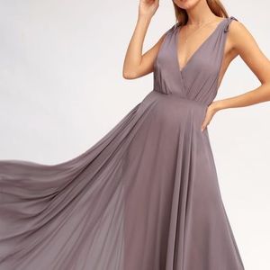 Dance the night away  maxi bridesmaids dress